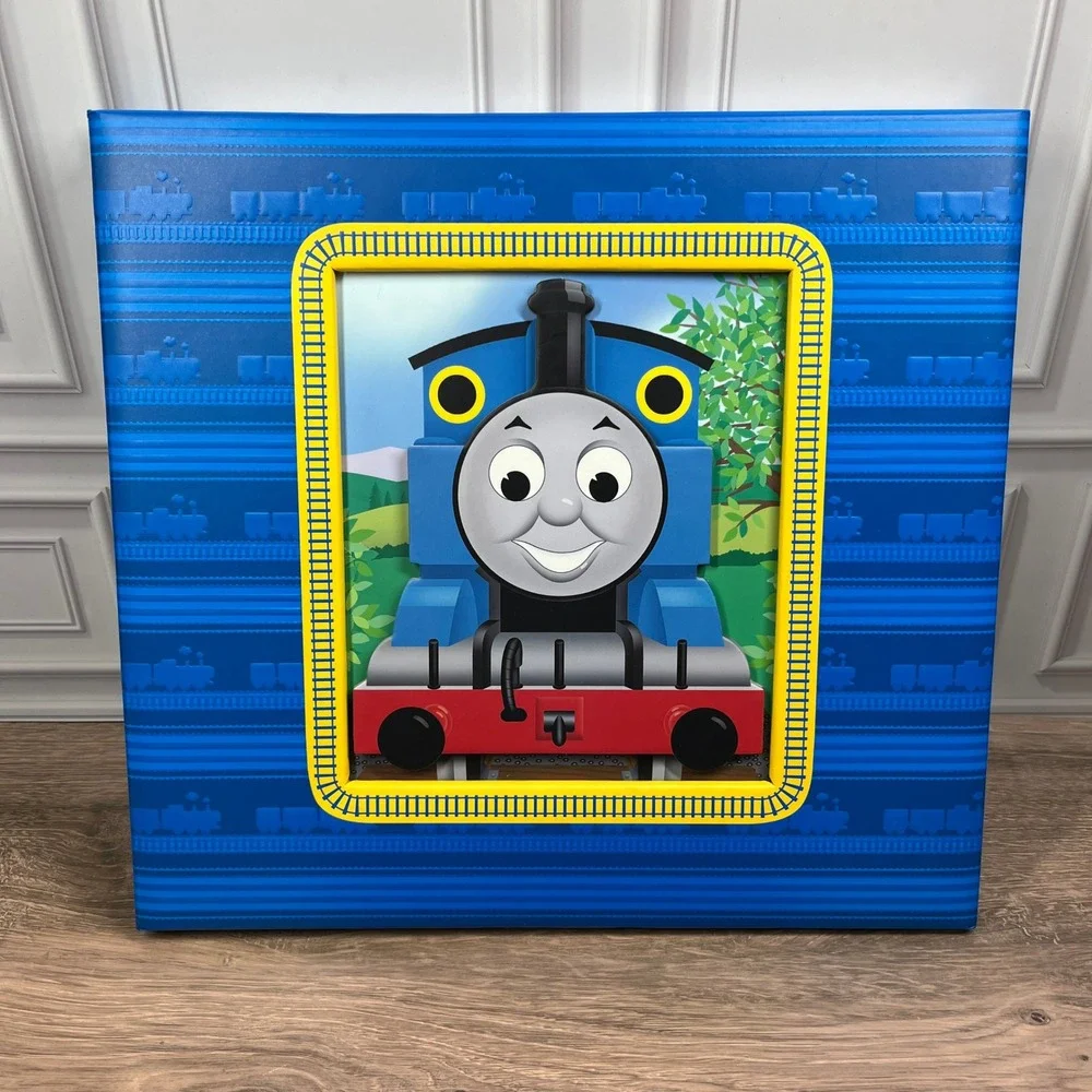 VTG 2005 Sandylion Thomas & Friends Scrapbook‎ Album 12x12 Blue Sticker Kit NEW